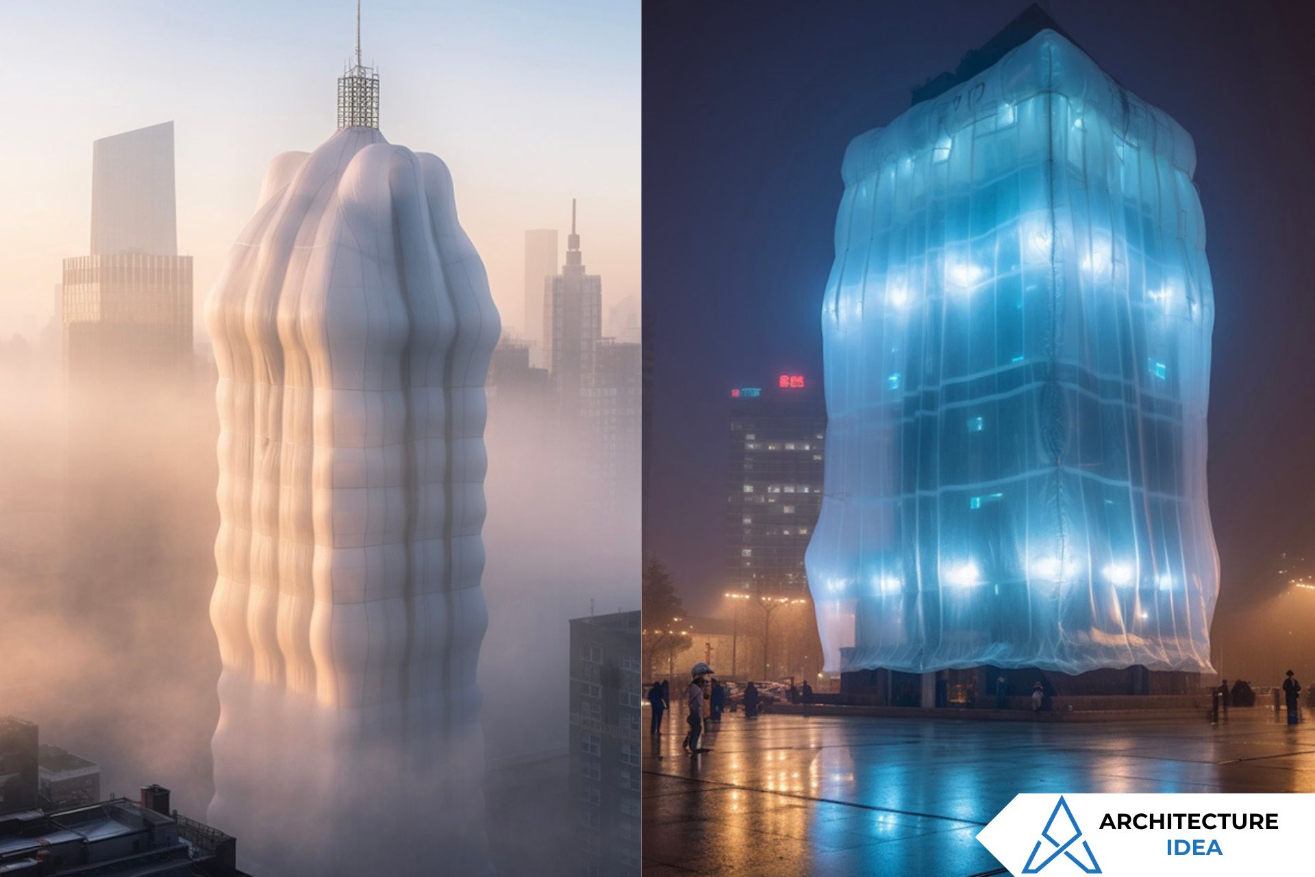 Inflatable Skyscrapers Redefining Possibilities and Soaring to New Heights